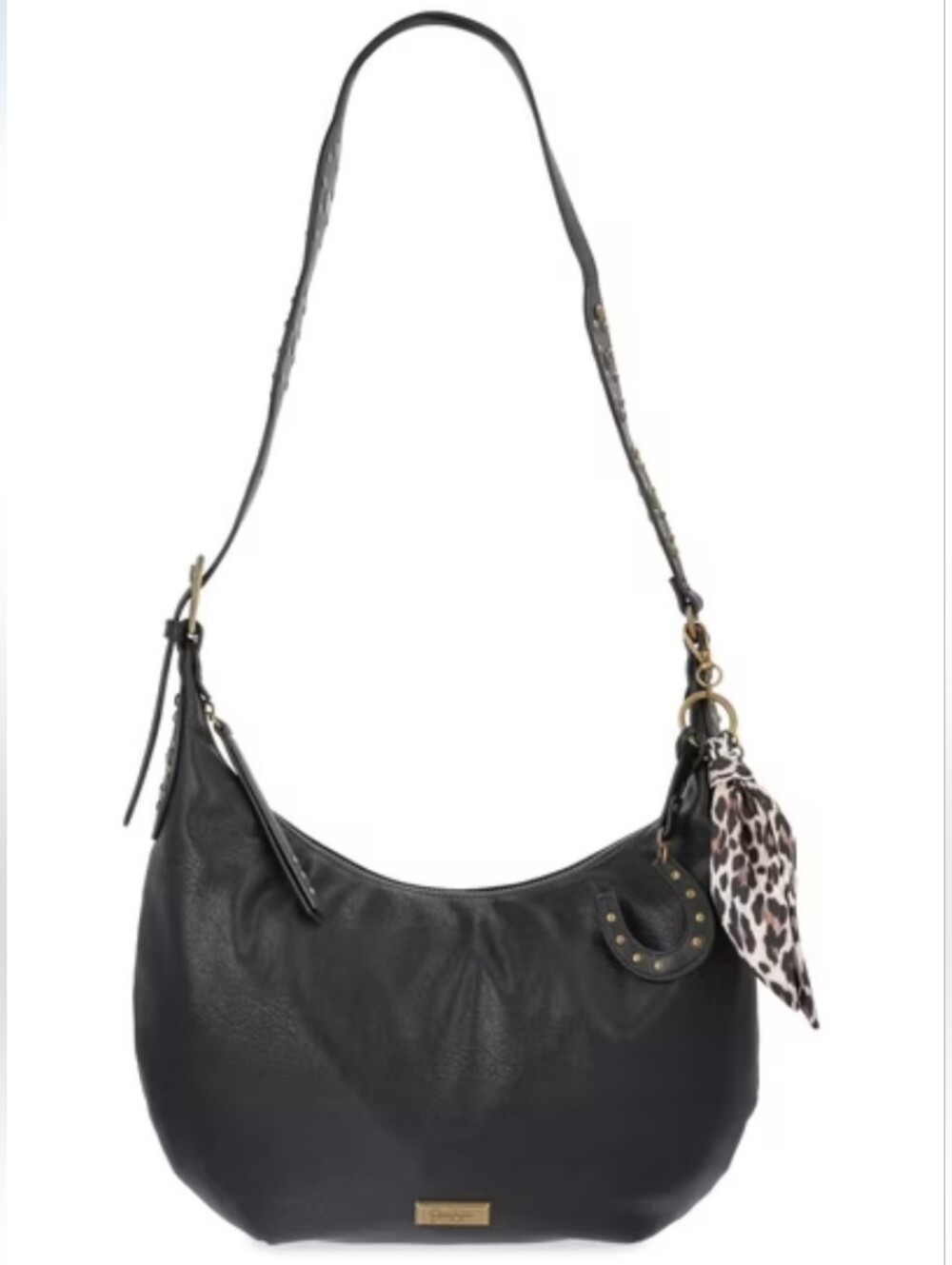 Jessica Simpson Luna Hobo Bag Leopard Purse